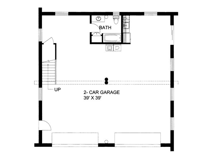 1st Floor Plan, 012G-0077
