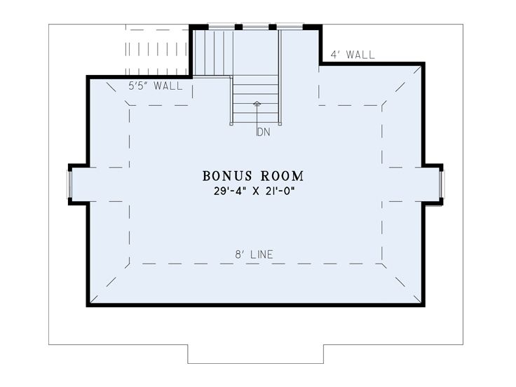 2nd Floor Plan, 025G-0006