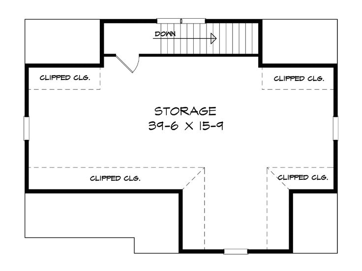 2nd Floor Plan, 019G-0021