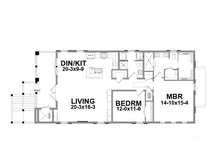 2nd Floor Plan, 076G-0020