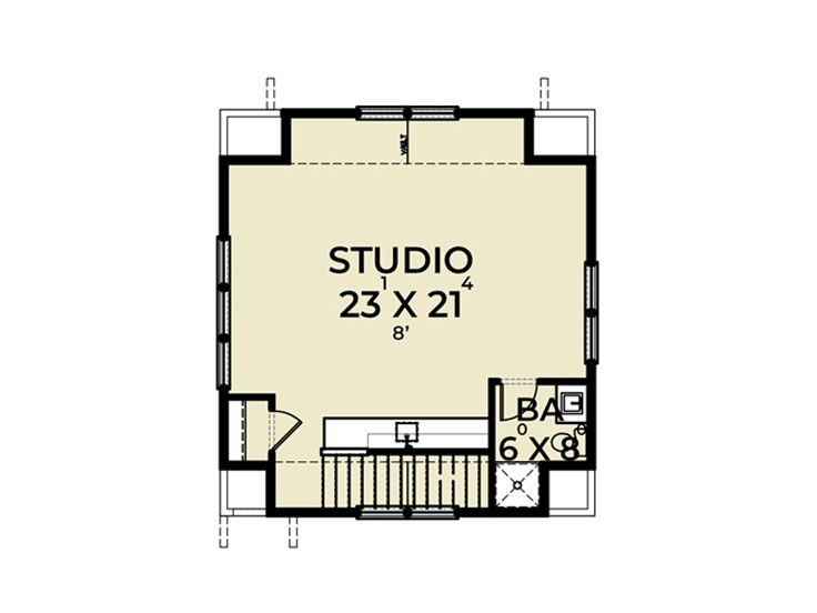 2nd Floor Plan, 090G-0004