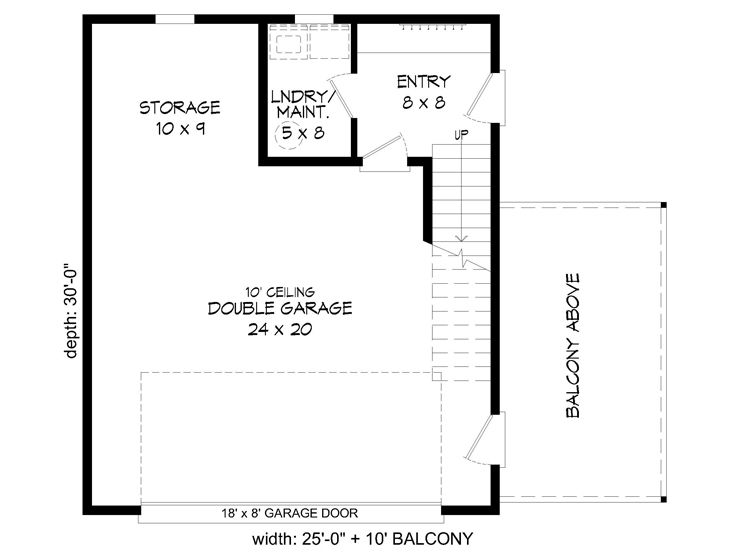 1st Floor Plan, 062G-0337