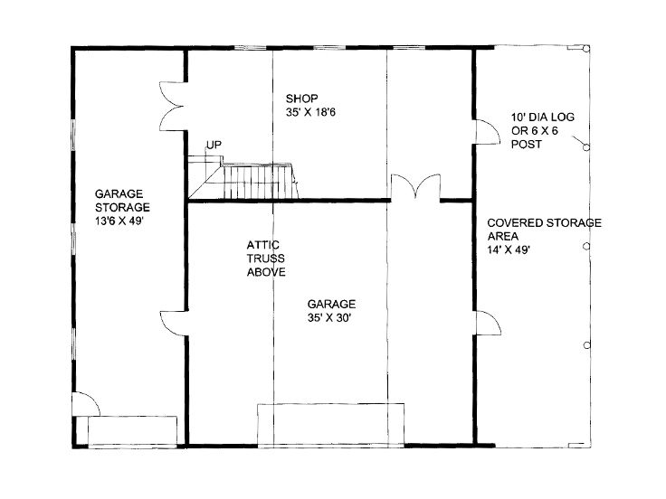 1st Floor Plan, 012G-0058