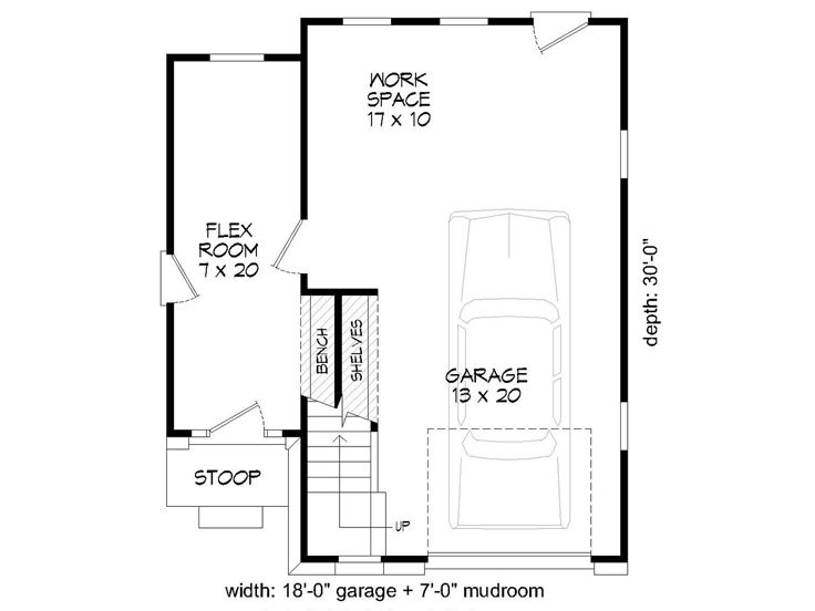 1st Floor Plan, 062G-0044