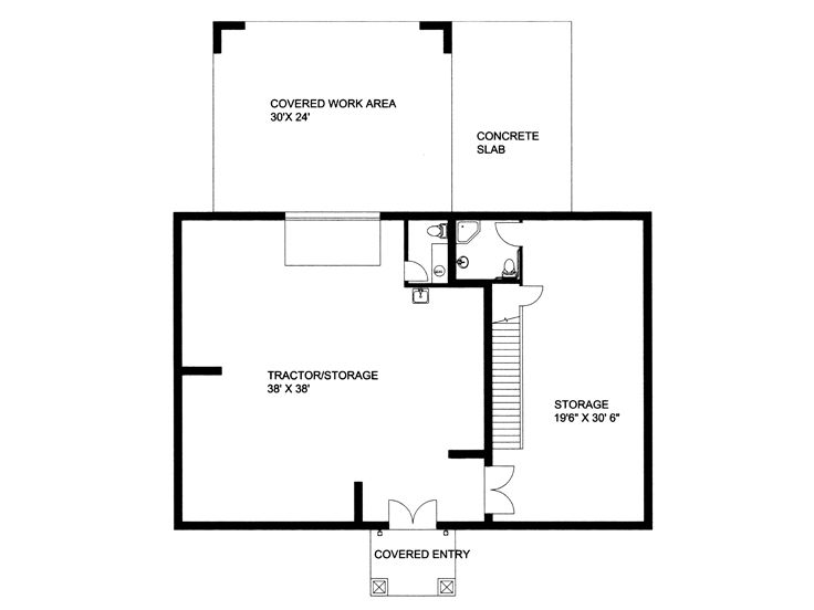 1st Floor Plan, 012B-0012