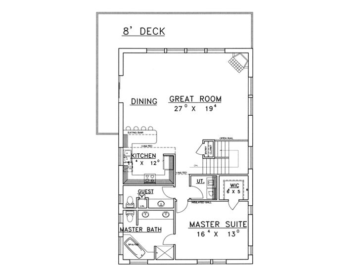 2nd Floor Plan, 012G-0084