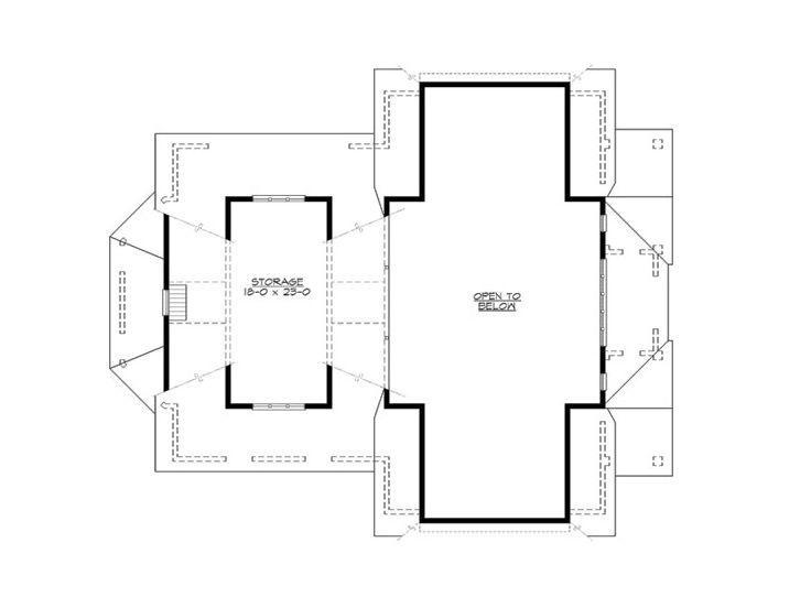 2nd Floor Plan, 035G-0020