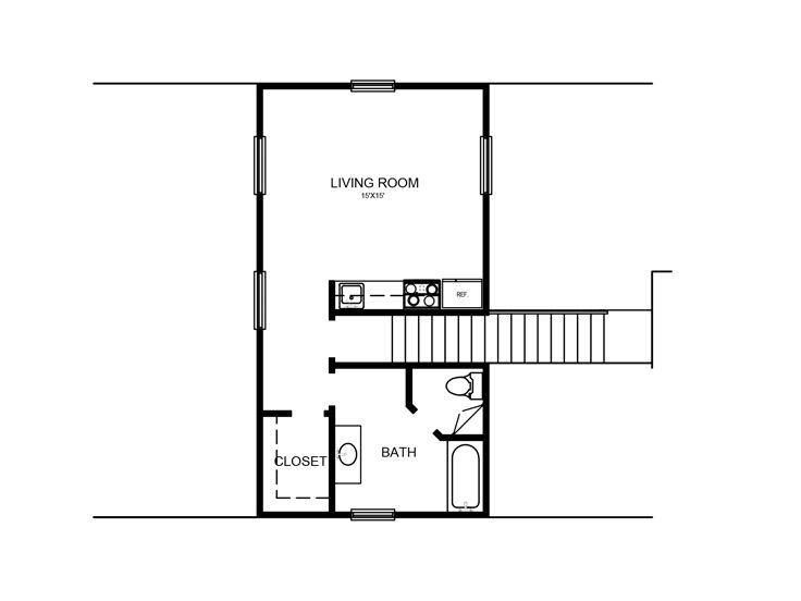 2nd Floor Plan, 008B-0002