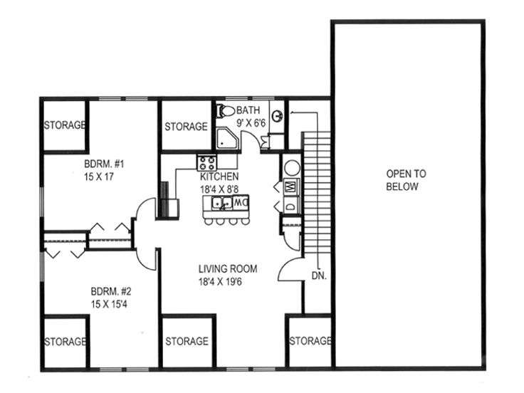 2nd Floor Plan, 012G-0128