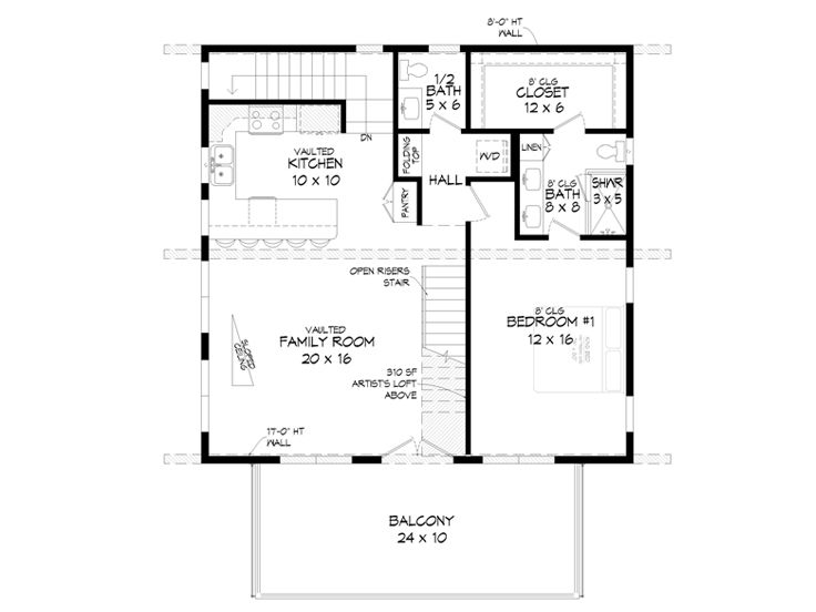 2nd Floor Plan, 062G-0317