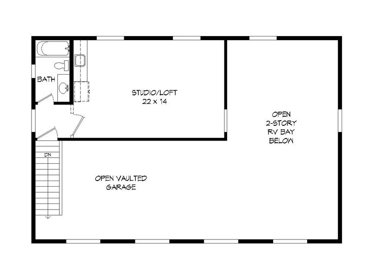 2nd Floor Plan, 062G-0162