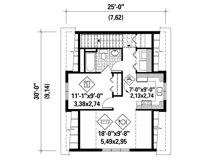 2nd Floor Plan, 072G-0030