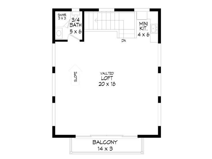 2nd Floor Plan, 062G-0269