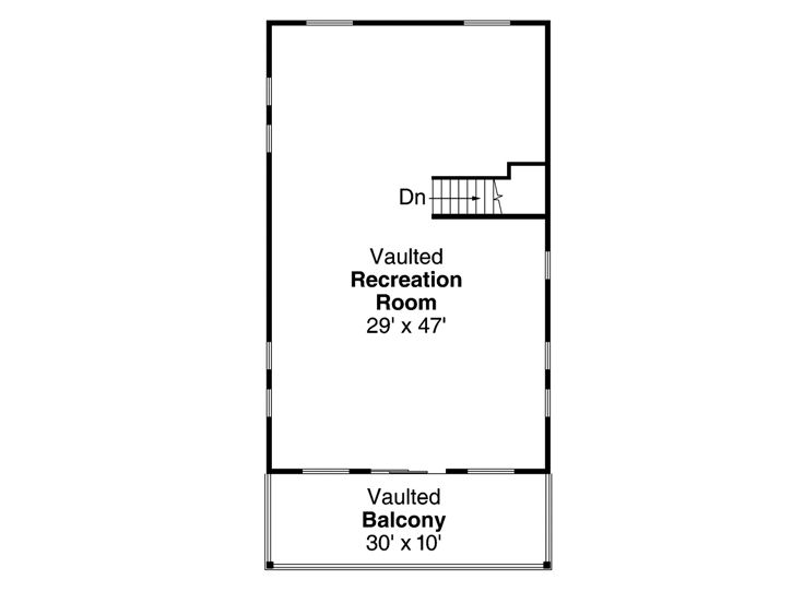 2nd Floor Plan, 051G-0075