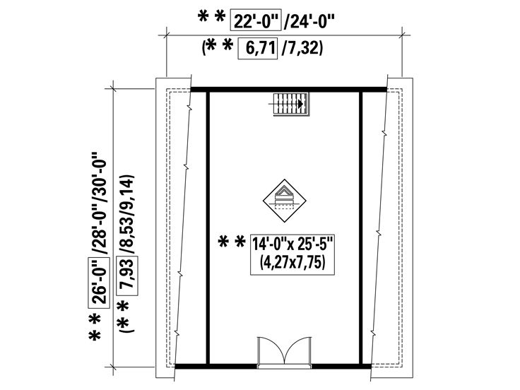 2nd Floor Plan, 072G-0017