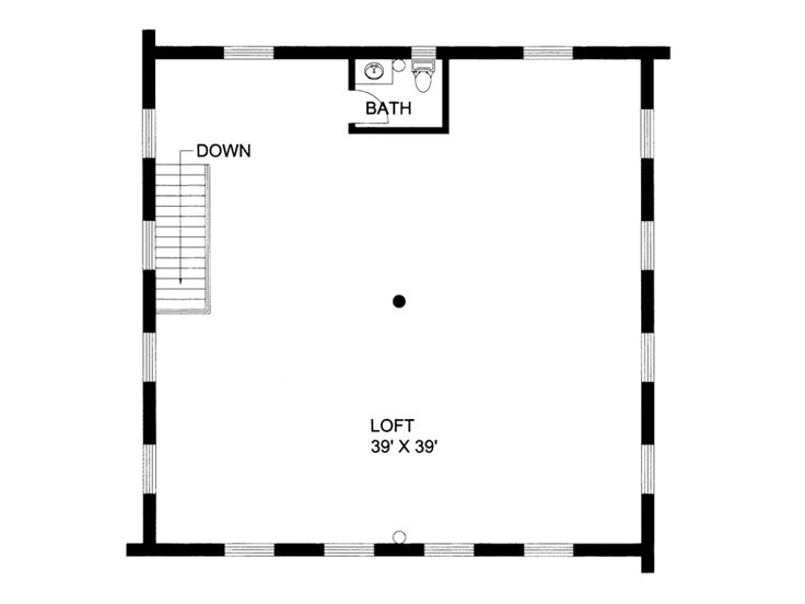 2nd Floor Plan, 012G-0077