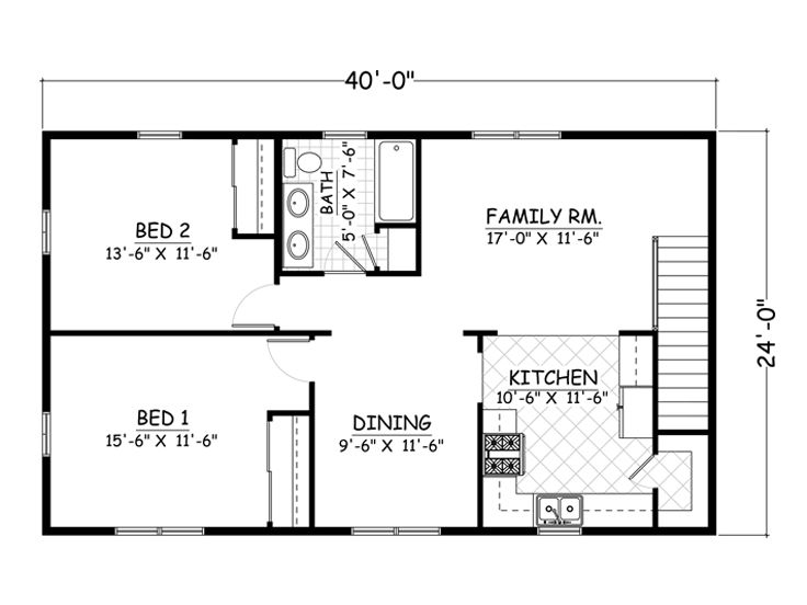 2nd Floor Plan, 078G-0010