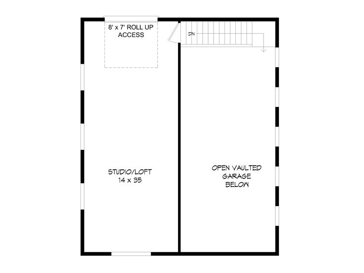 2nd Floor Plan, 062G-0099