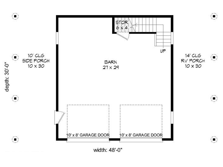 1st Floor Plan, 062G-0173