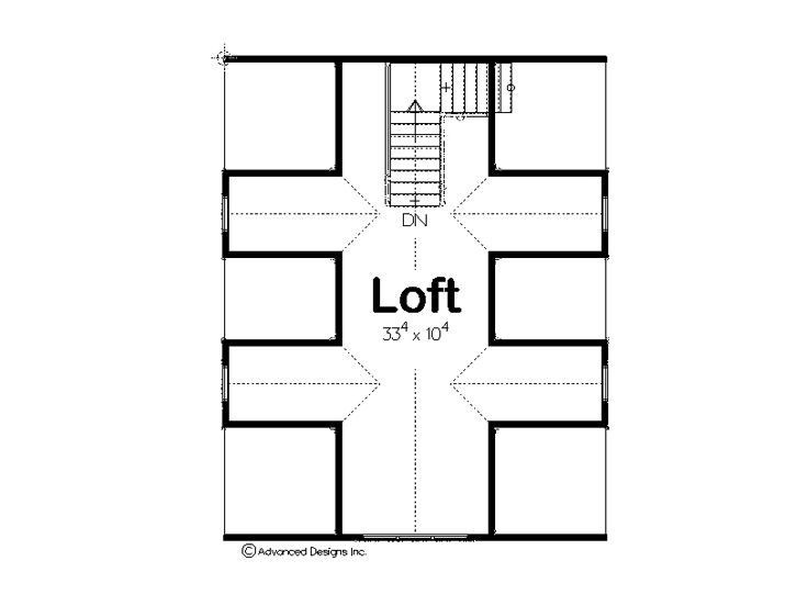 2nd Floor Plan, 050G-0027