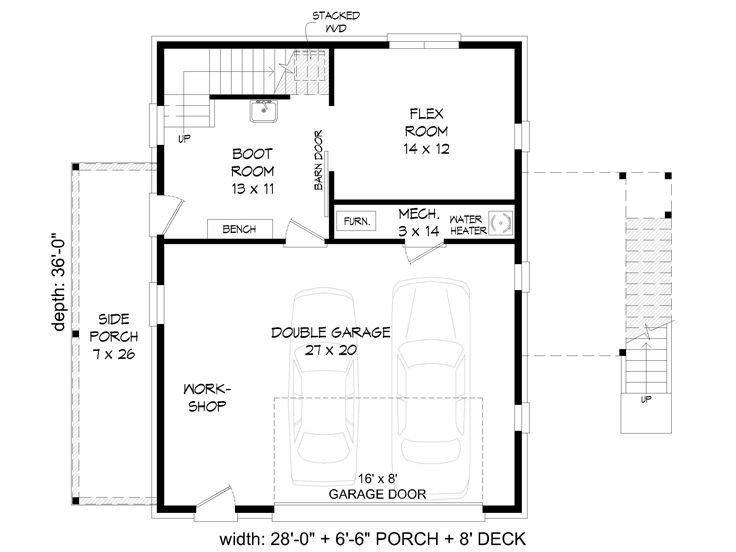 1st Floor Plan, 062G-0372