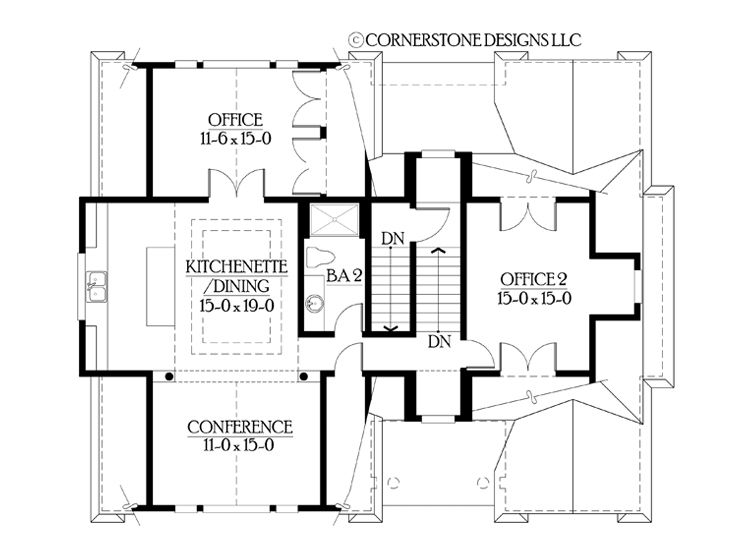 2nd Floor Plan, 035G-0001