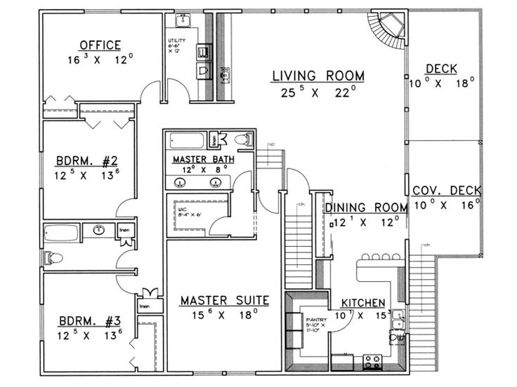 2nd Floor Plan, 012G-0098