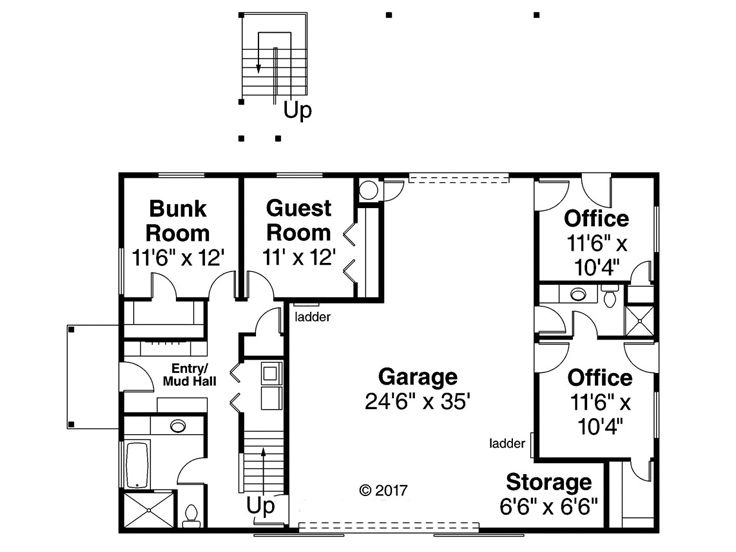 1st Floor Plan, 051G-0106