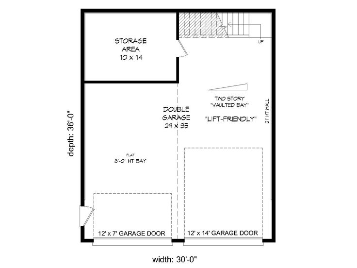 1st Floor Plan, 062G-0099