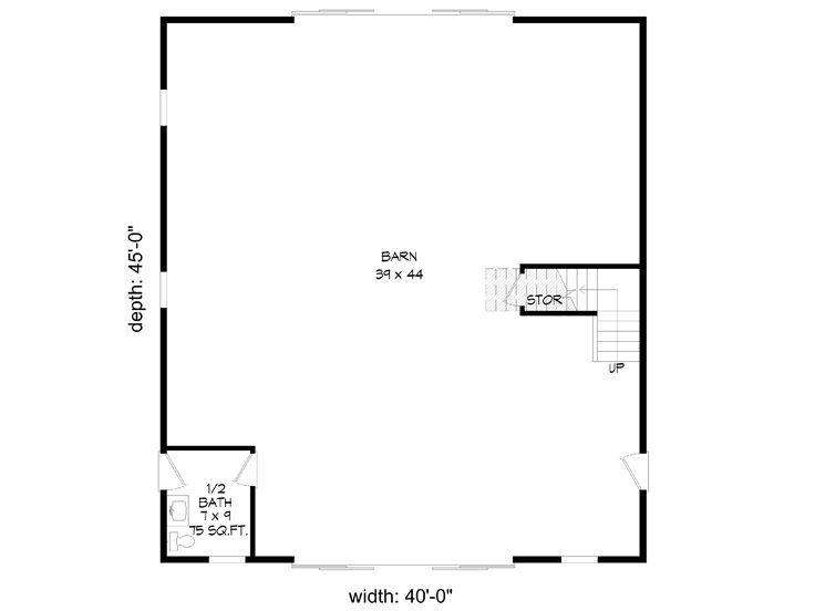 1st Floor Plan, 062B-0019