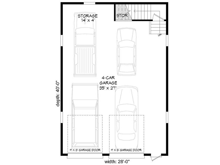 1st Floor Plan, 062G-0082
