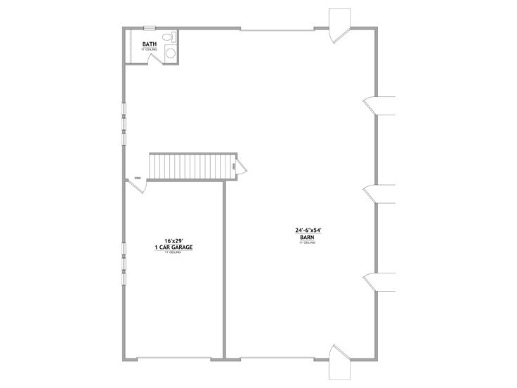1st Floor Plan, 089B-0002