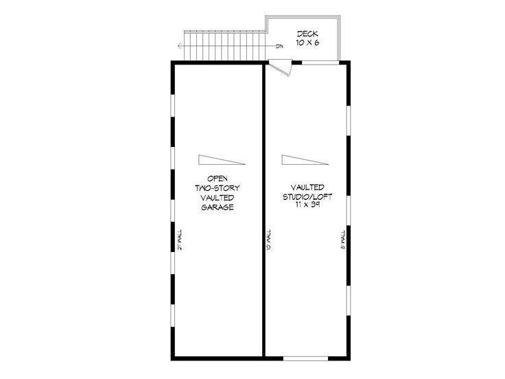 2nd Floor Plan, 062G-0174