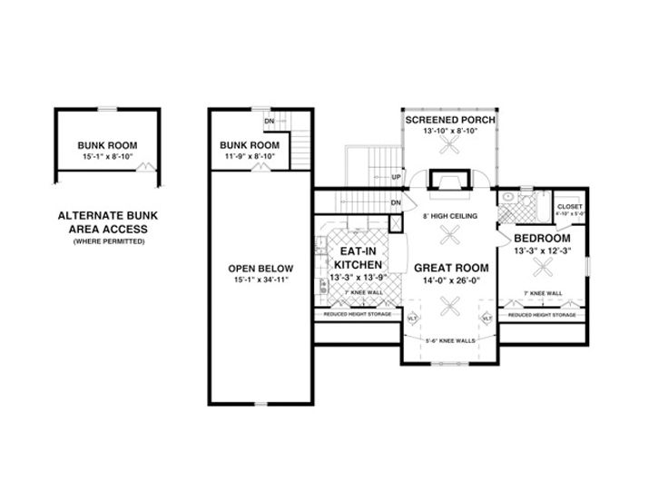 2nd Floor Plan, 007G-0016