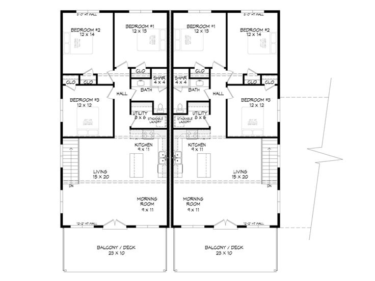 2nd Floor Plan, 062M-0005