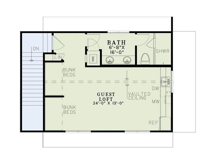2nd Floor Plan, 025G-0004