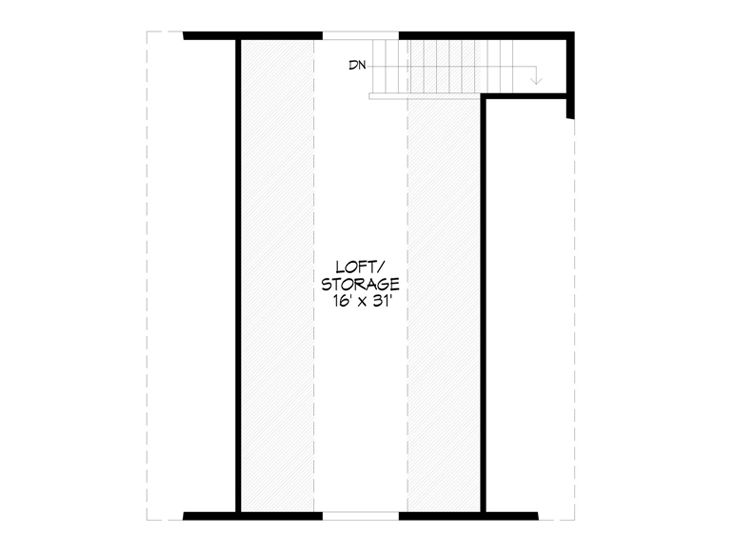 2nd Floor Plan, 062G-0035