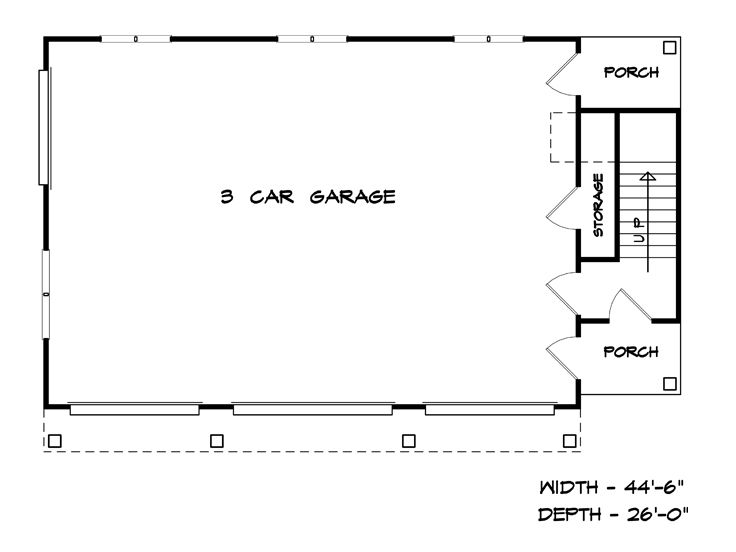 Car Garage Apartment Plan, Garages With Living Quarters Floor Plans