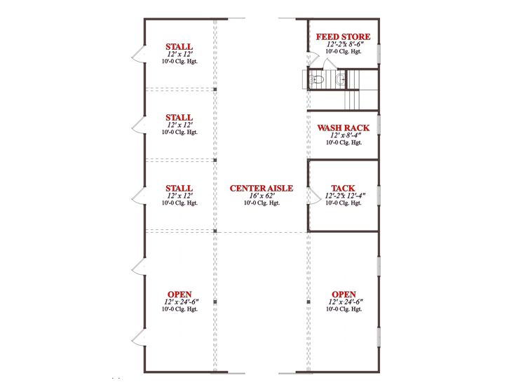1st Floor Plan, 073B-0001