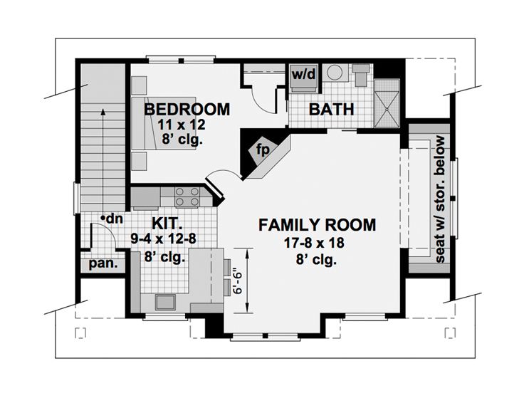 2nd Floor Plan, 023G-0002