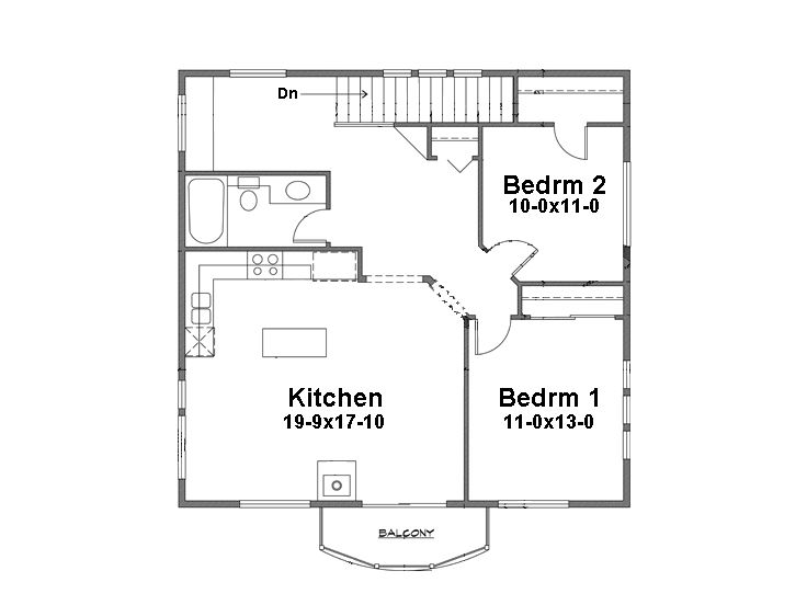 2nd Floor Plan, 024G-0009
