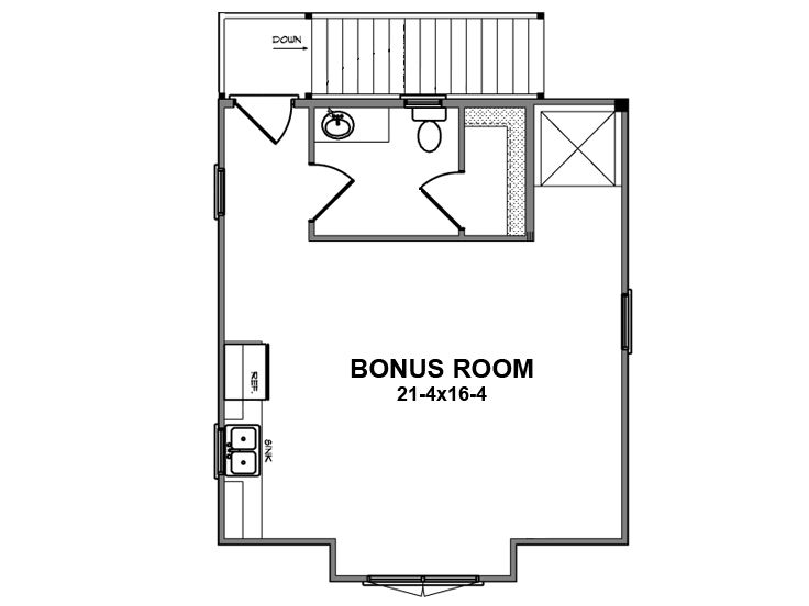 2nd Floor Plan, 076G-0005