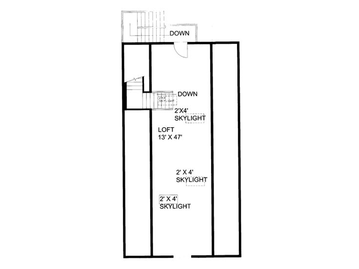 2nd Floor Plan, 012G-0071