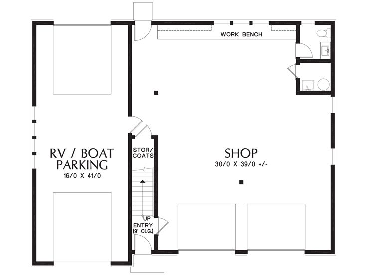 1st Floor Plan, 034G-0026