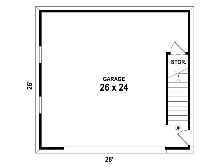 1st Floor Plan, 006G-0074