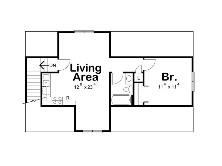 2nd Floor Plan, 031G-0003