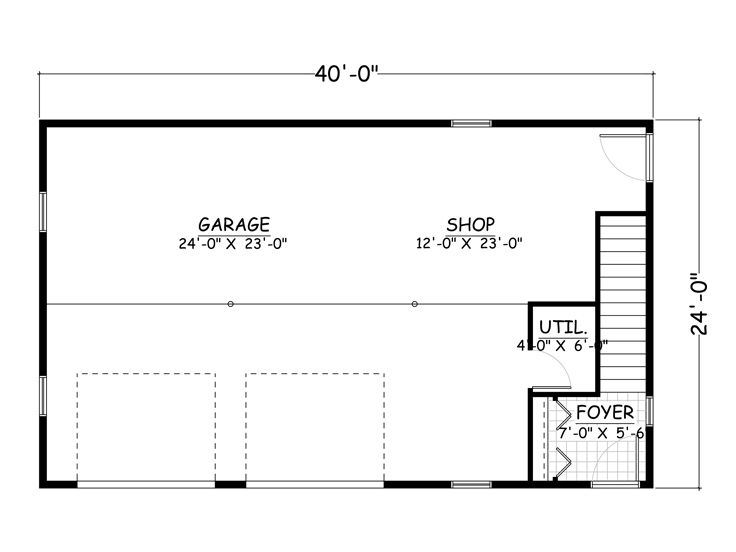1st Floor Plan, 078G-0010