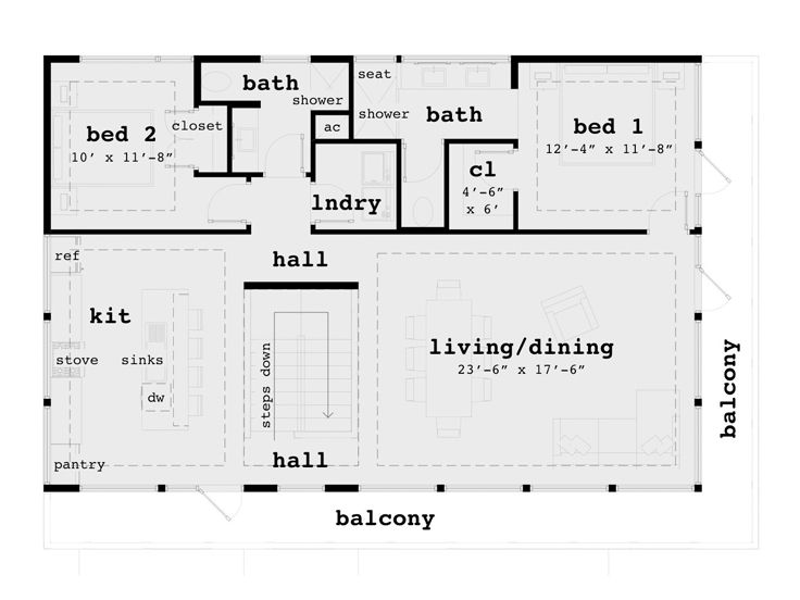 2nd Floor Plan, 052G-0016
