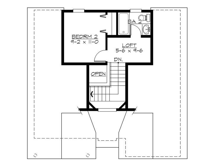 2nd Floor Plan, 035G-0011