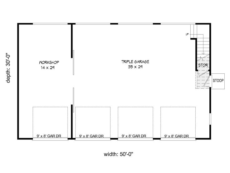 1st Floor Plan, 062G-0178